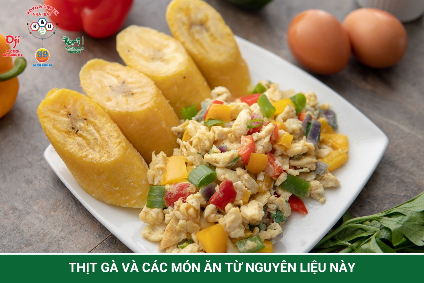 thịt gà và các món ăn