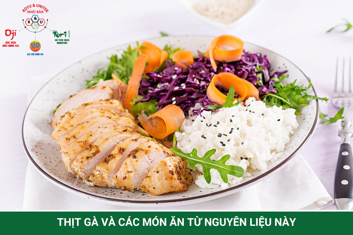 thịt gà và các món ăn