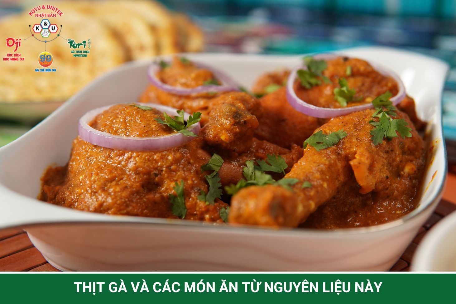 thịt gà và các món ăn