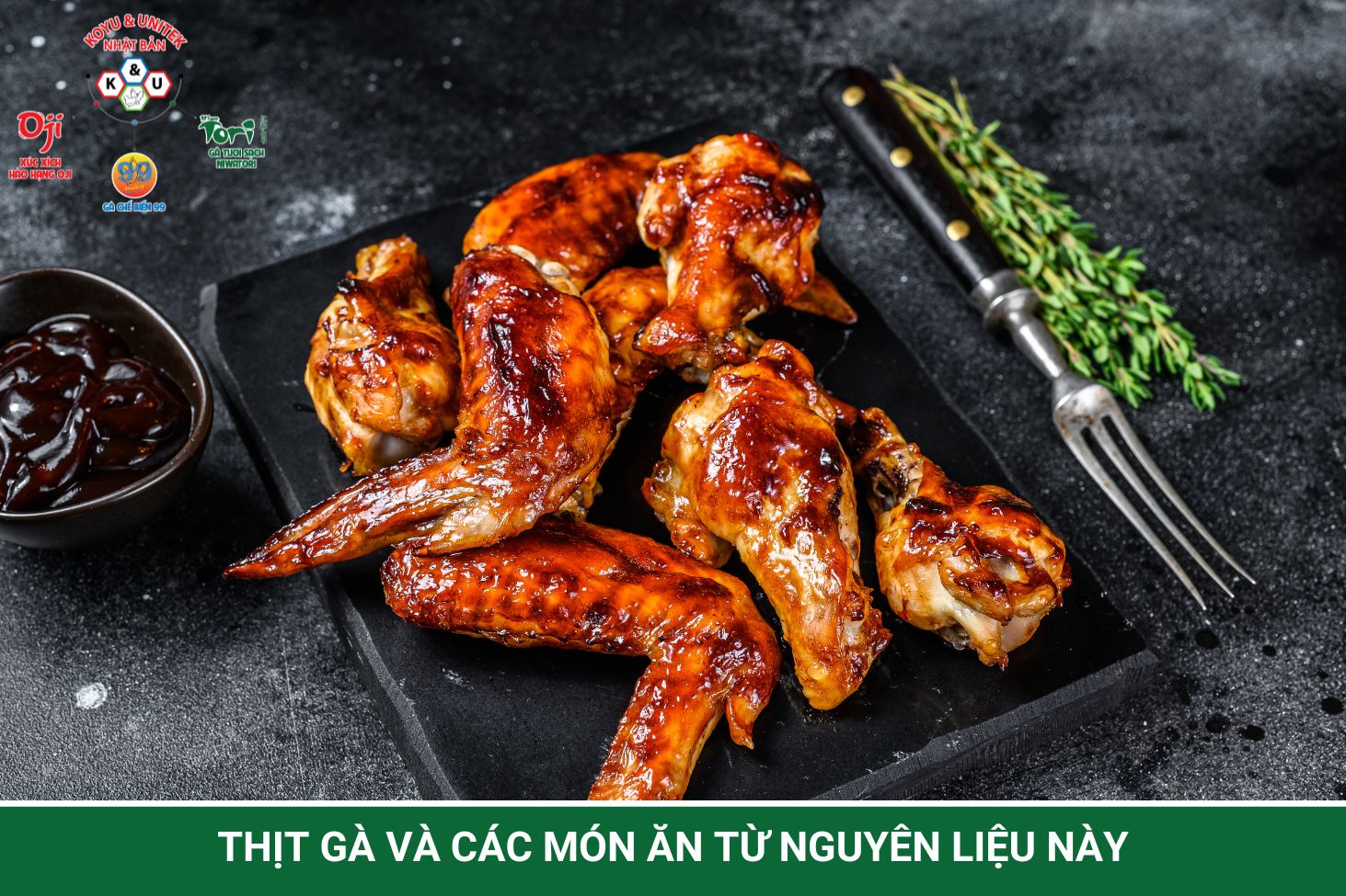 thịt gà và các món ăn