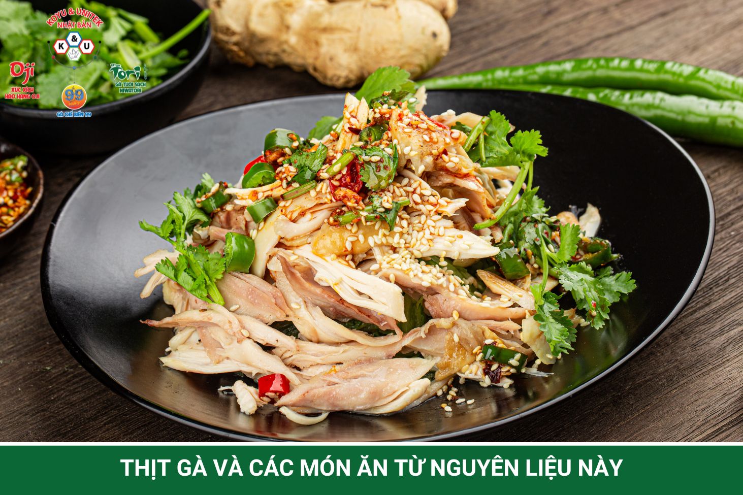 thịt gà và các món ăn