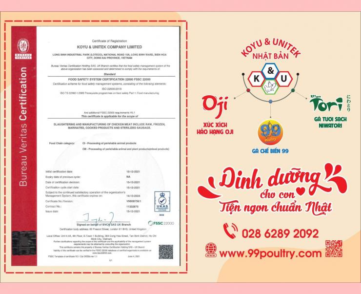 Chứng nhận FSSC 22000