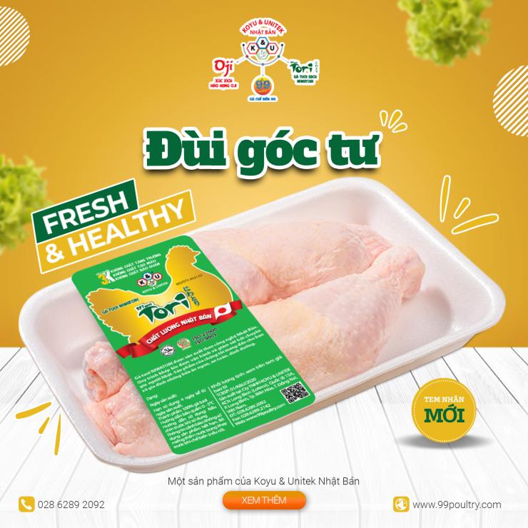 Đùi Bẹ Gà Tươi Niwatori