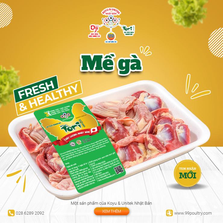 Mề Gà Tươi Niwatori