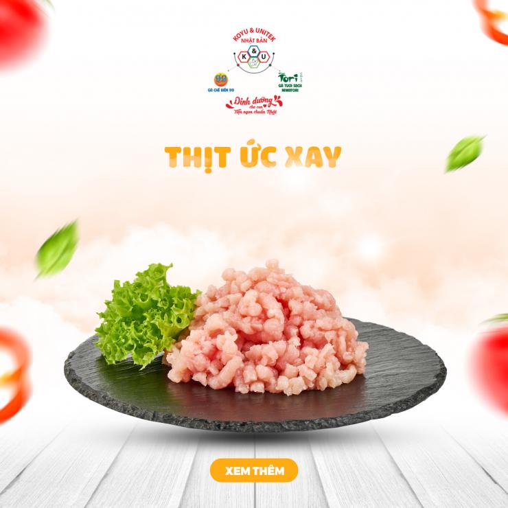 Thịt Ức Xay